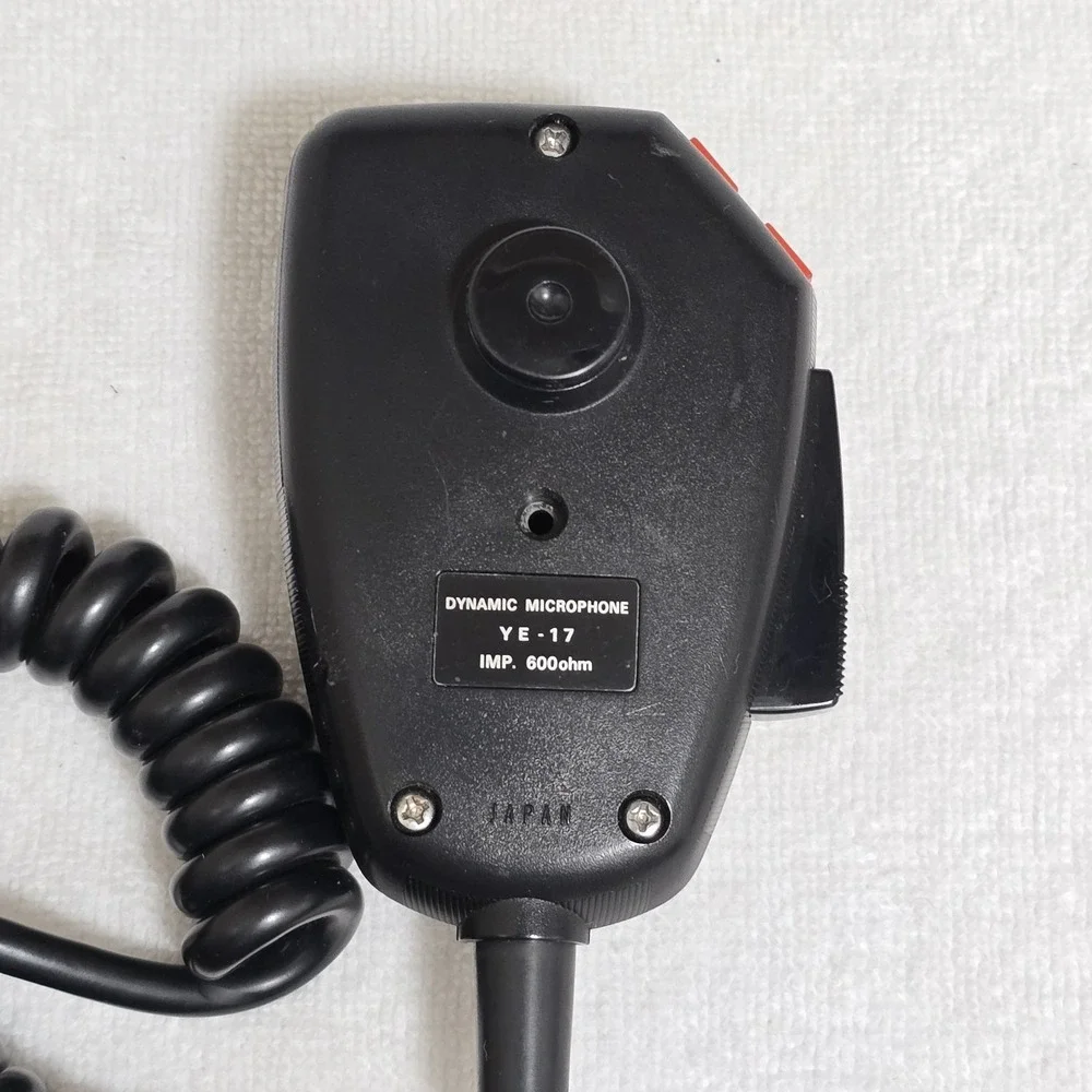 Vintage YAESU YE-17 Dynamic Microphone 600 OHM Ham Radio Japan‎ READ